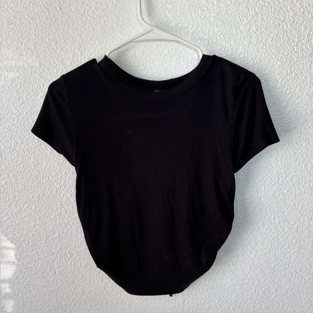 Backless shirt